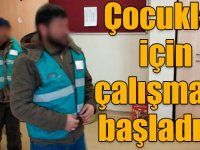 Kars’ta hükümlüler, okullarda çocuklar için çalışmaya başladı