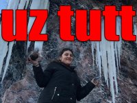 Sarıkamış’ta obsidyen taş ocağında buz sarkıtları