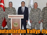 Komutanlardan Kars Valisi Türker Öksüz’e ziyaret