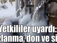 Yetkililer uyardı: buzlanma, don ve sis olayına dikkat