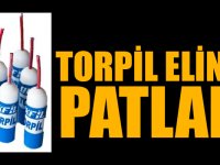 Elinde torpil patlayan çocuk yaralandı