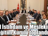 Kars’ta İl İstihdam ve Mesleki Eğitim Kurulu toplantısı yapıldı