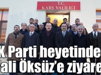 AK Parti heyetinden Vali Öksüz’e ziyaret
