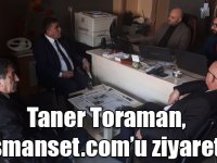 CHP Kars Belediye Başkan Adayı Taner Toraman karsmanset.com’u ziyaret etti