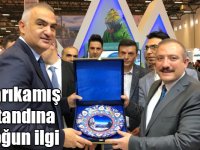 Emit Fuarında Sarıkamış standına yoğun ilgi