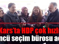 Kars’ta HDP çok hızlı: üçüncü seçim bürosu açıldı