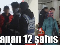 Kars'ta huzur uygulamasında aranan 12 şahıs yakalandı