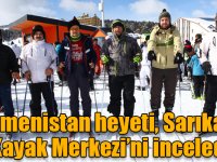 Türkmenistan heyeti, Sarıkamış Kayak Merkezi’ni inceledi