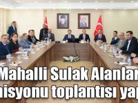 Mahalli Sulak Alanlar Komisyonu toplantısı yapıldı