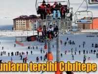 Kayak tutkunlarının hafta sonu tercihi Cıbıltepe oldu