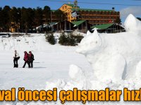 Sarıkamış'ta Kış Oyunları Festivali öncesi çalışmalar hızlandı