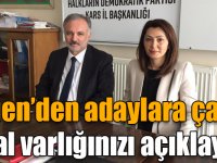 Ayhan Bilgen’den Kars Belediye Başkan adaylarına ‘mal varlığınızı açıklayın’ çağrısı