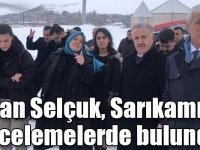 Bakan Selçuk, Sarıkamış’ta incelemelerde bulundu