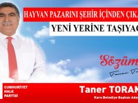 Taner Toraman, Hayvan Pazarını ziyaret etti.
