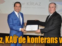 TRT spikeri Zafer Kiraz, KAÜ’de konferans verdi