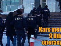 Kars merkezli 9 ilde FETÖ operasyonu: 3 tutuklama