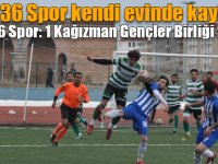 Kars 36 Spor kendi evinde kaybetti