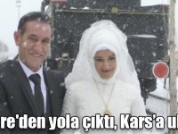 İsviçre'den yola çıktı, Kars’a ulaştı