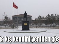 Kars’ta Mart ayında kar sürprizi