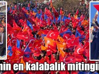 Kağızman tarihinin en kalabalık mitingini gerçekleştirdi
