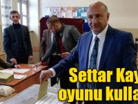 Settar Kaya oyunu kullandı