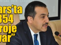 Kars Valisi Türker Öksüz: “Kars’ta 354 proje var”
