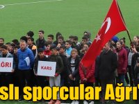 Karslı sporcular Ağrı'da!