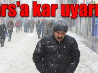 Kars'a kar uyarısı!