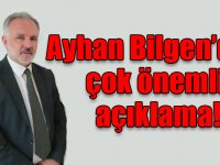 Ayhan Bilgen’den çok önemli açıklama!