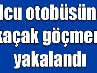 Yolcu otobüsünde 3 kaçak göçmen yakalandı