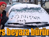 Kars beyaza büründü