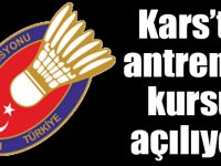 Kars’ta antrenör kursu açılıyor!