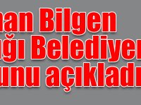Ayhan Bilgen Kars Belediyesinin borcunu açıkladı