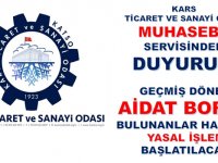 Vadesi Geçmiş Borcu Bulunanlar Hakkında Yasal İşlem Başlatılacak!