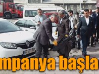 Kars Belediyesi çöp toplama kampanyası başlattı