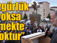Başkan Bilgen: “Özgürlük yoksa emekte yoktur”