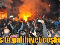 Beşiktaş galibiyeti Galatasaraylıları Kars’ta sokağa döktü