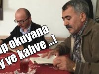 Kars'ta kitap okuyana çay ve kahve bedava!