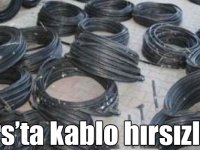 Kars’ta kablo hırsızlığı!