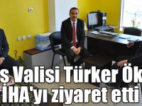 Kars Valisi Türker Öksüz İHA'yı ziyaret etti