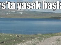 Kars'ta balık avı yasağı başladı