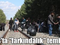 Kars'ta "farkındalık" temizliği
