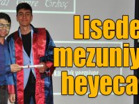 Kars’ta lise son sınıf öğrencileri için mezuniyet töreni