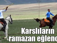 Karslıların ramazan eğlencesi: Cirit