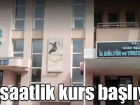 Kars’ta 40 saatlik kurs başlıyor