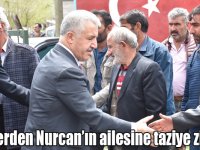 Arslan ve Kılıç, Nurcan’ın ailesine taziye ziyaretinde bulundu