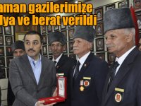 Kahraman gazilerimize madalya ve berat verildi