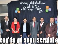 Arpaçay'da yıl sonu sergisi açıldı