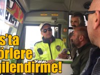 Kars’ta şoförlere bilgilendirme!