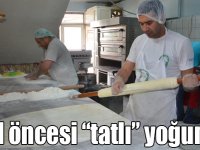 Kars'ta bayram tatili öncesinde en "tatlı" yoğunluk